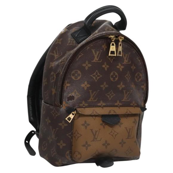LOUIS VUITTON Monogram Reverse Palm Springs PM Backpack M44870 LV Auth 114311 - Picture 1 of 16